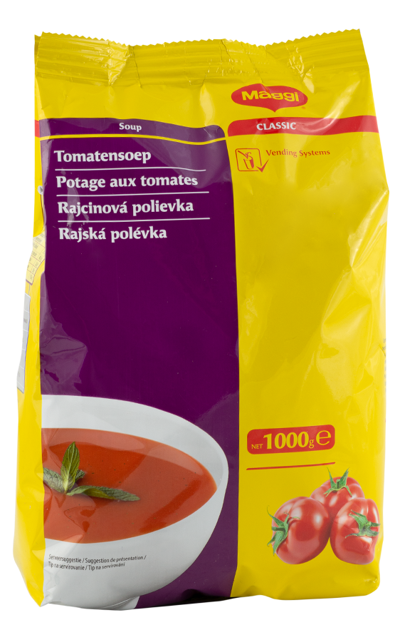 SOUPE à la TOMATE (pointe basilic)
