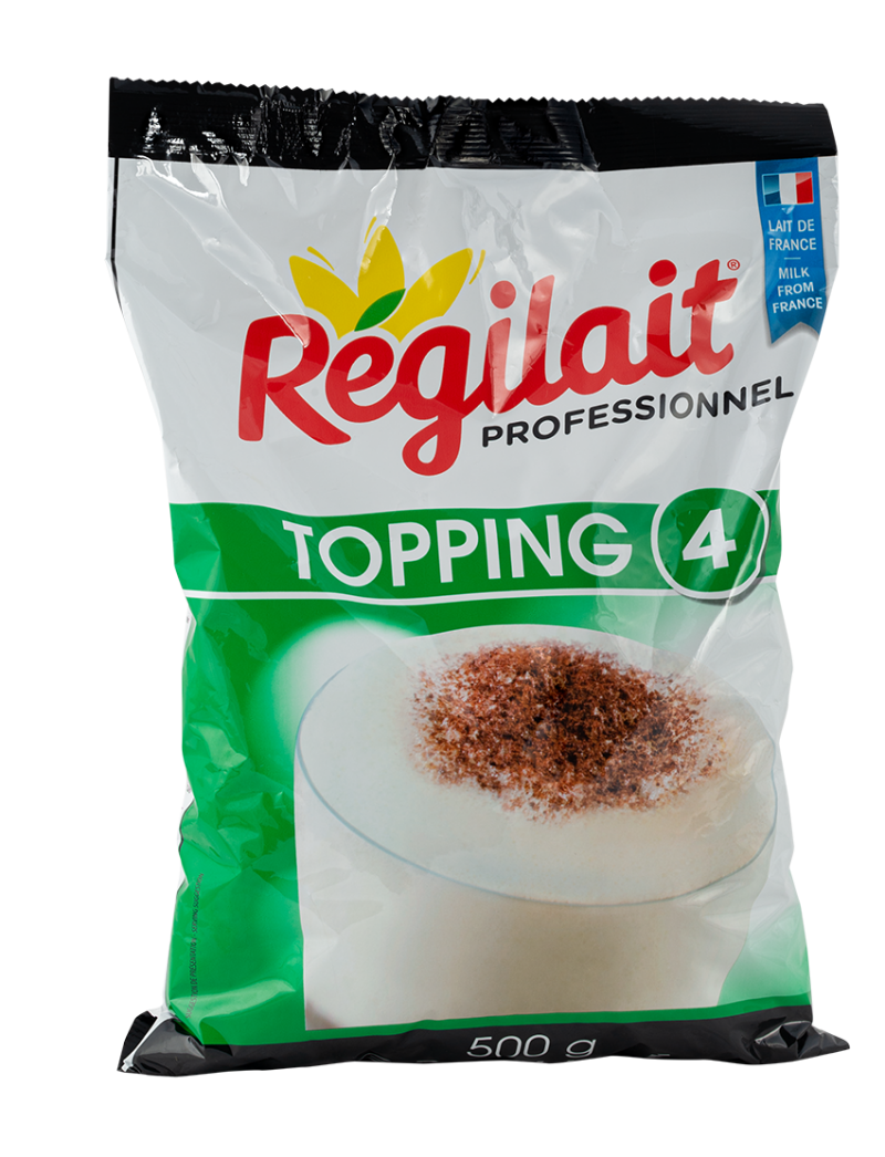 Topping à base de lait