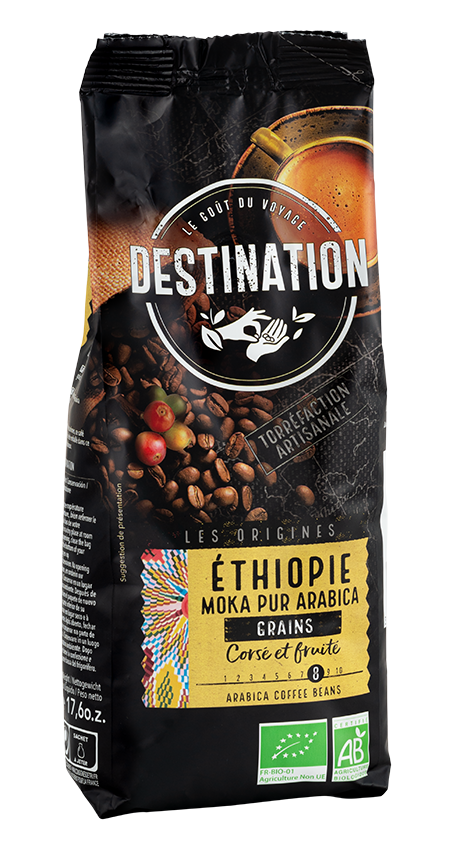 Grain BIO Ethiopien Moka 100 % Arabica DC