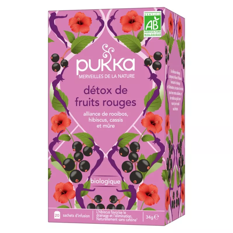 Thé BIO DETOX FRUITS ROUGES